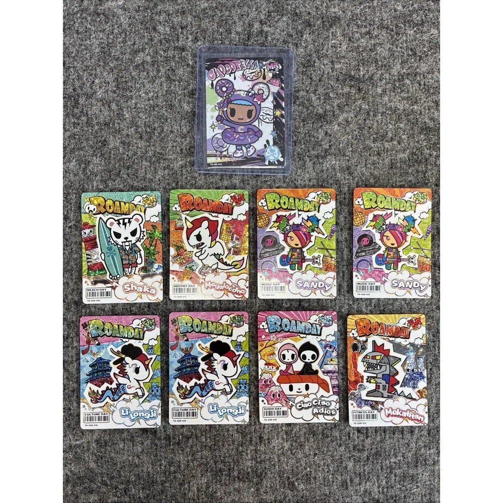 Tokidoki TD-SSR-003, 014, 012, 016, 010 Wonder Voyage Card Roaming Edition Kayou